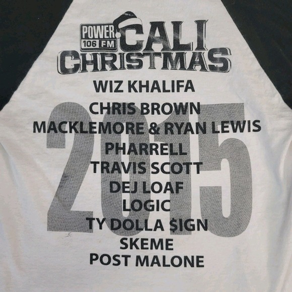Power 106 FM CALI CHRISTMAS Shirt Shirt Small Travis Scott Wiz Khalifa Pharrell - Picture 6 of 10